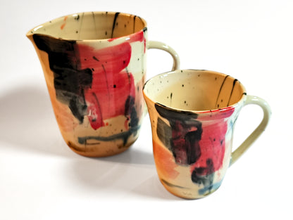 Red Fields — Pitcher & Mug Set